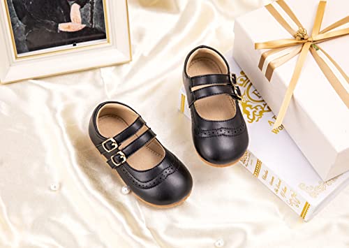 Image of Otter MOMO Toddler /Little Girls Mary Jane Slip-on School Uniform Party Dress Shoes