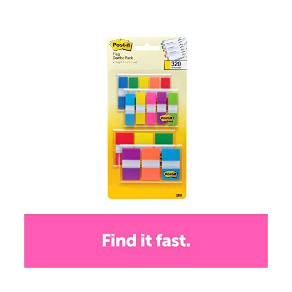Post-it Haftzettel, Kombi-Pack, rechteckig und in Pfeilform – Bild 3