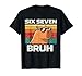 Six Seven Bruh Capybara Funny Capy 67 6 7 Meme Kids T-Shirt