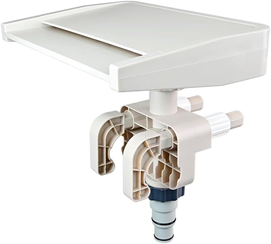 Above Ground Pool Fountain - Cooling and Soothing Waterfall, Adjustable for Various Frames, No Extra Power Required - Perfect Pool Fountains for Above Ground Pools