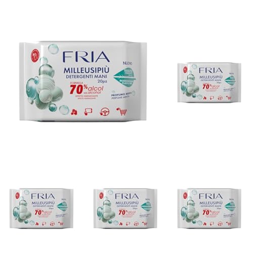 Fria Milleusimas con alcohol 70% (Paquete de 5)