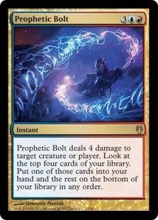 Magic the Gathering - Prophetic Bolt - Barajas de duelo Izzet vs Golgari