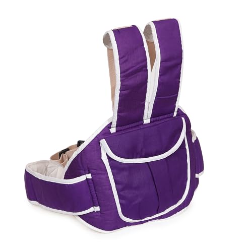 Image of MELVIS Kids Safety Belt for Two Wheeler, Portable Seat Belt Children Motorcycle Harness for Motorcycle Bike, Adjustable Safety Harness for Boys Girls (2-12yrs) (Violet)