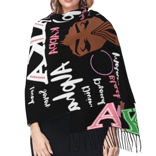 HoLiv Scarf Paraphernalia Sorority Gifts For Women Shawl Cashmere Feel Large Oversized Scarves Wraps3