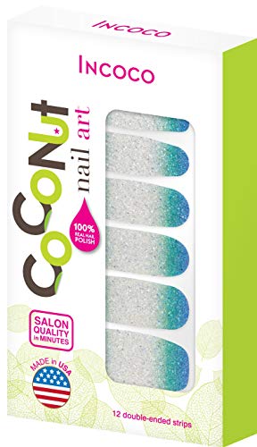 Incoco Coconut Nail Art Nail Polish Strips - Song of The Sea - Pack of 1