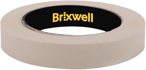 Miniatura 3 de Brixwell 12 rollos de cinta adhesiva de uso general de grado profesional de 34 pulgadas x 60 yardas, fabricada en los Estados Unidos