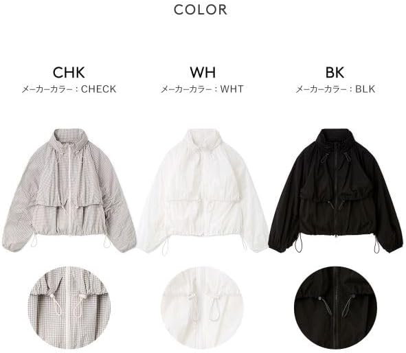 Amazon | [シロハト] エミ ドロストナイロンブルゾン 撥水