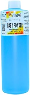Burning Fragrance Oil - Our Version of Baby Powder Incense Oil for Warmers & Diffusers | Suitable for Aromatherapy and Relaxation | Air Freshener for Home and Office 16 Fl. Oz