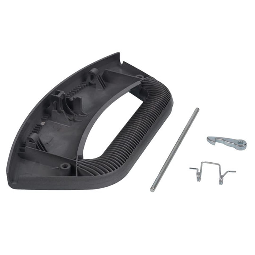 Sparefixd Maniglia Nera Con Vetro Per Telaio Porta Lavatrice - Compatibile Con Hotpoint Modelli FML, WMA, WMB, WMF, WMX - C00618255
