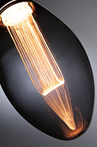 Paulmann 28877 LED Light Bulb Inner Glow Edition B75 80 lm Smoked Glass 3.5 Watt Light Bulb 1800 K E27, Smoky Glass - Image 4