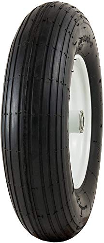 National Standard Universal Fit, Flat Free Wheelbarrow Tire (Ribbed Tread)