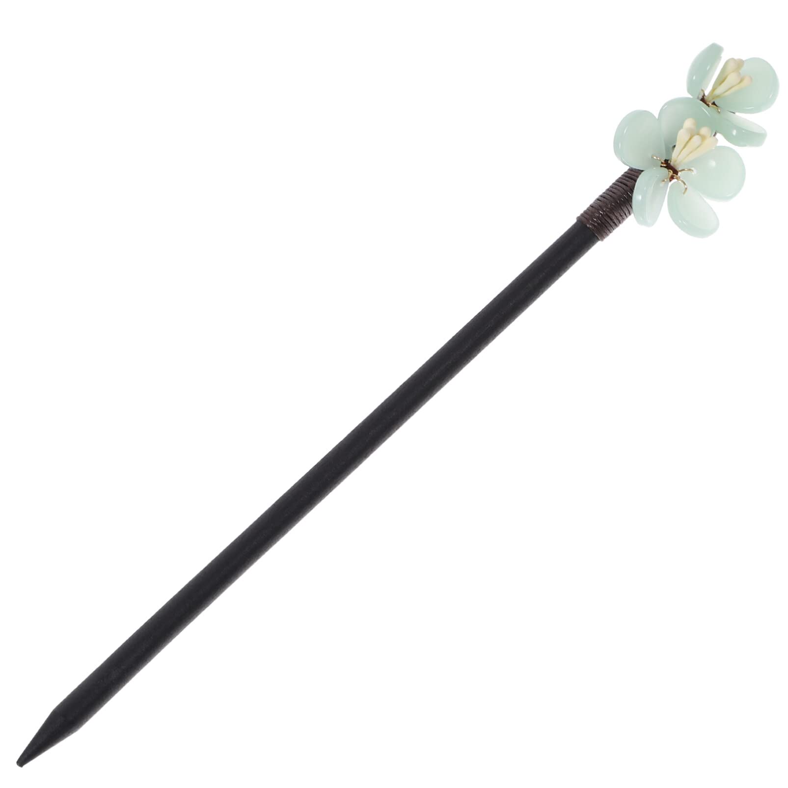 Lurrose Vintage Haarnadel Mit Ginkgoblatt-Design – Graue Retro-Spange Für Elegante Frisuren