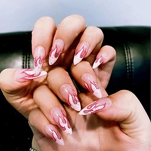 The Best 9 White Flame Nails learncakecolor