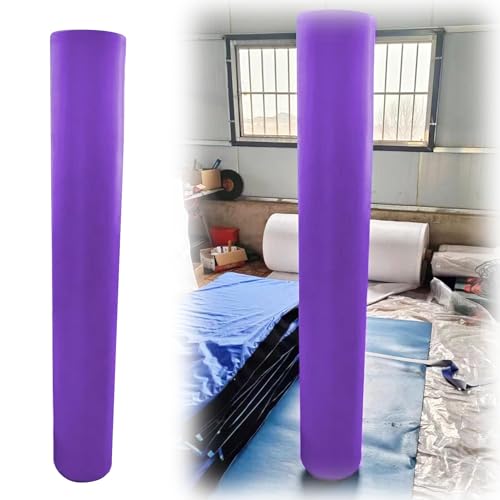 GTPBAO Almohadilla para Poste de Baloncesto Acolchado De Espuma para Postes De Sótano Morado, Altura 1,5m Almohadillas para Postes De Toldo, Tubo Envolvente para Cancha De Baloncesto(Dia 6.5'')