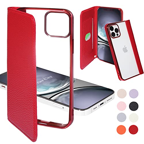 Carrier-City iPhone P[X 蒠^ w NA {v ݃J[ J[h|Pbg v (bh, iPhone13 Pro)