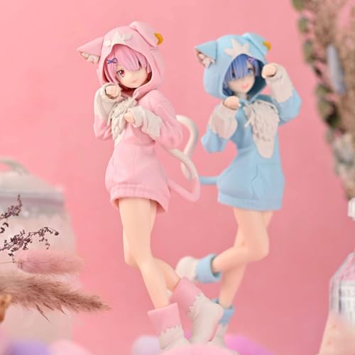 Figura de Anime Rem y Ram 21.5 cm, Modelo Coleccionable miniatura 7