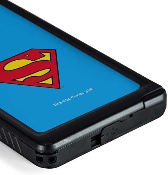 Miniatura 3 de Skinit Waterproof Phone Case Compatible with Samsung Galaxy S22 Ultra - Officially Licensed Warner Bros Superman Official Logo Design Blue