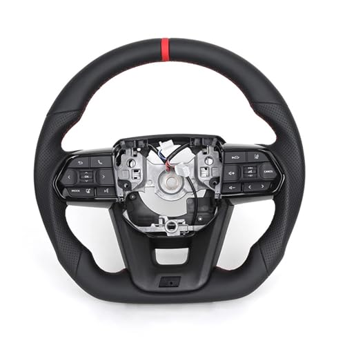 GR Sport Volante Leather Steering Wheel Compatible With Toyota Landcruiser 79 Series LC200 LC300 LC 300 Prado 150 Hilux 4runner 4 Runner