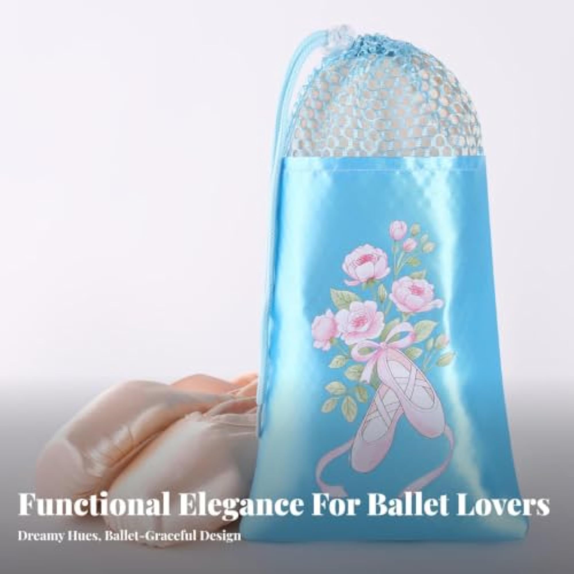 Ballet Footwear Pouch, Double Layer Design for Dancers