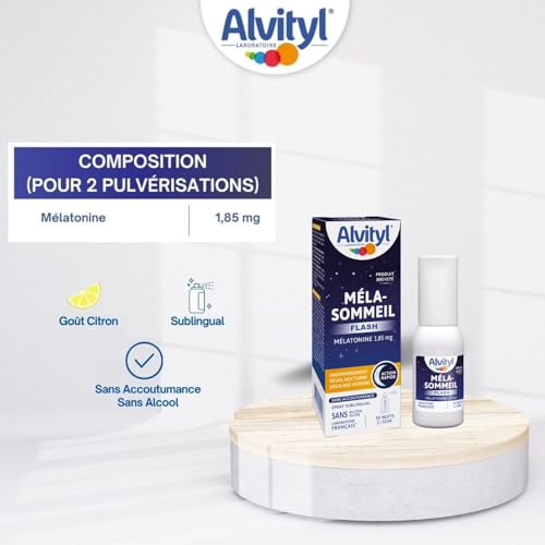 Alvityl Méla-Sommeil Flash Spray Action Rapide 1,85mg melatonine – vue 5