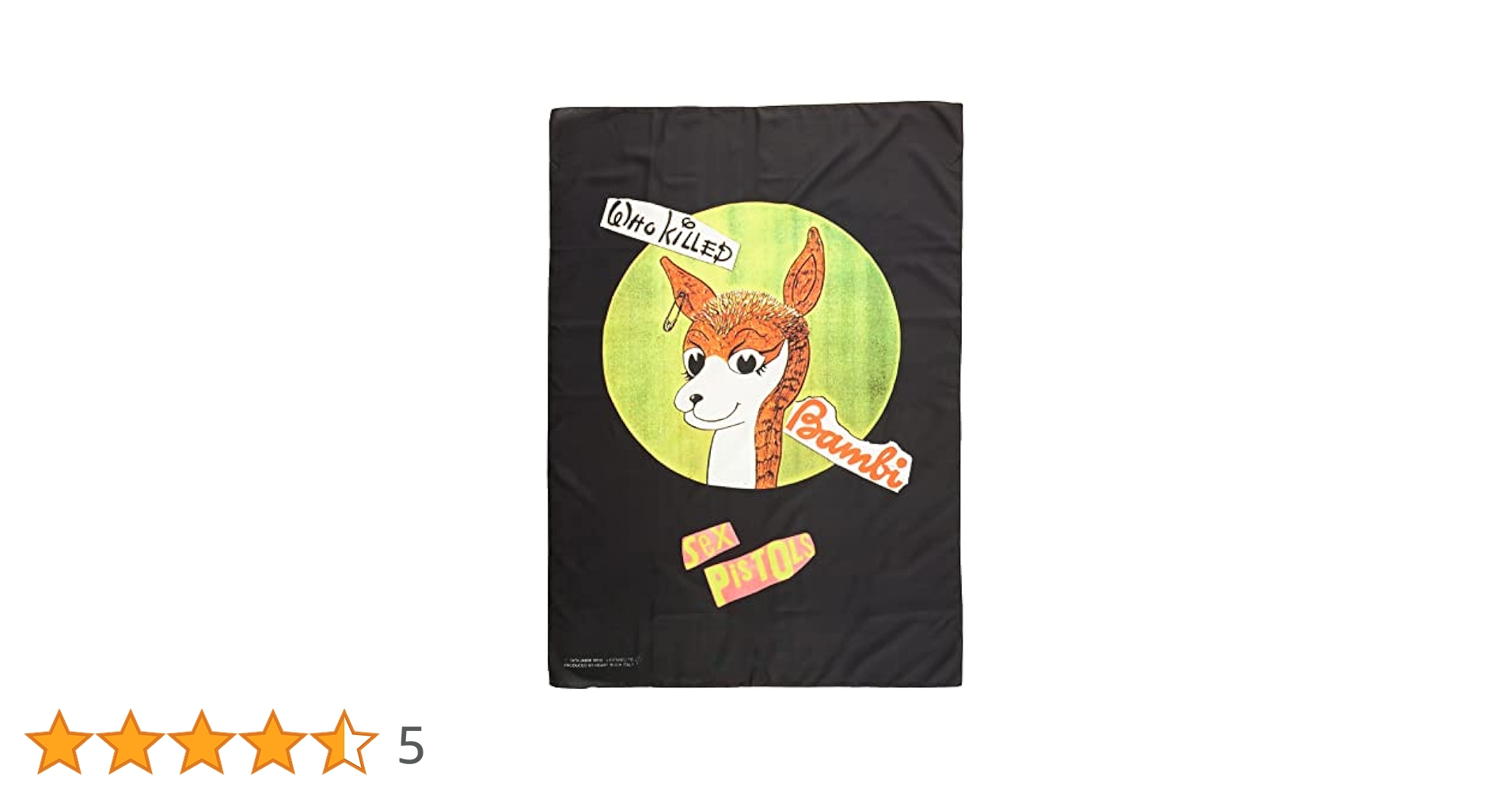 セックス・ピストルズ バンビフラッグ 1979年　sexpistols Amazon.co.jp: Unbekannt sex Pistols who killed bambi
