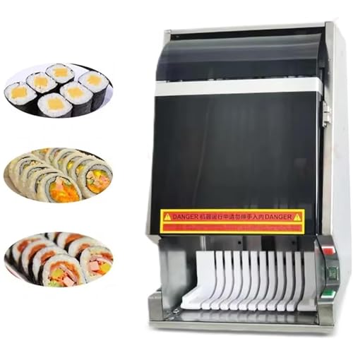 Cortador de rodillo de sushi, hoja afilada automática para cortar rápido y sin esfuerzo, ideal para restaurantes y cocinas