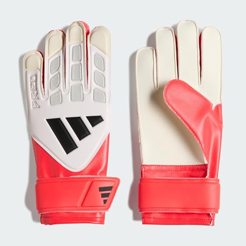 adidas Unisex Goalkeeper Glove Training JUNIOR, Lucid red/Zero met./Black, 3
