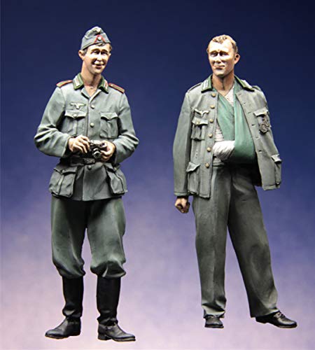 Figurine en résine 1/35 soldats allemands en excursion maquette non peinte à assembler