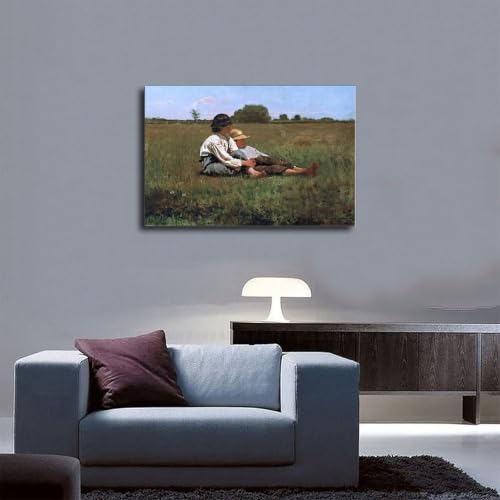 Impression sur toile Winslow Homer poster décoration murale cadre suspendu 20x30 cm