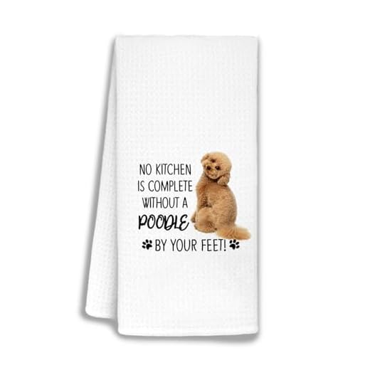 Funny Poodle Housewarming Gifts,Poodle Dish Towels, Poodle Dog Kitchen Towels,Poodle Kitchen Bathroom Towels, Poodle Gifts for Women, Poodle Dog Decor, Poodle Hand Towel, Poodle Gifts For The Owners