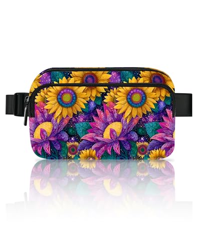 Image of Sunflower Fanny Pack for Women Belt Bag Fashion Everywhere Waist Pouch Lightweight Crossbody Bags with Adjustable Strap