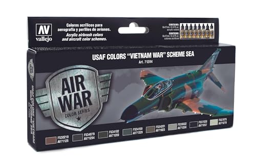 Vallejo AV "Vietnam War USAF Colors" Scheme Sea Model Air Set