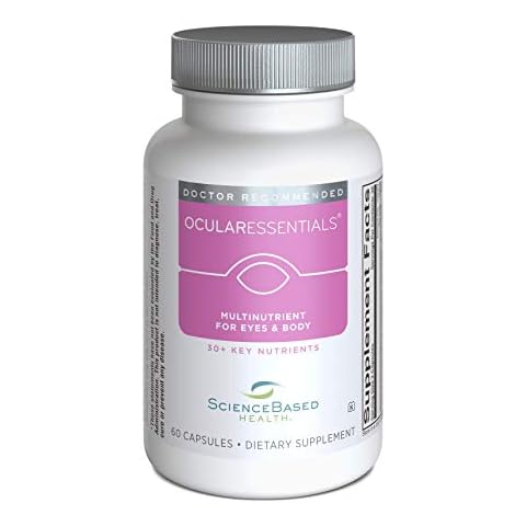 ScienceBased Health OcularEssentials Whole Body Formula - Specialized Eye & Body Multinutrient - 30 Key Ingredients - Rich in Antioxidants and Cell-Protecting Nutrients - 60 Capsules Cover