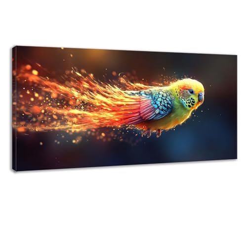 ペイントバイナンバー 抽象的な 鳥 Paint by Numbers アクリルペイント キット DIYペイント 大人 子供の塗り絵 キット 数字 キャンバスアート ブラシとアクリル絵の具が入 大さい 油絵セット オフィス インテリア リビング装飾, クリス