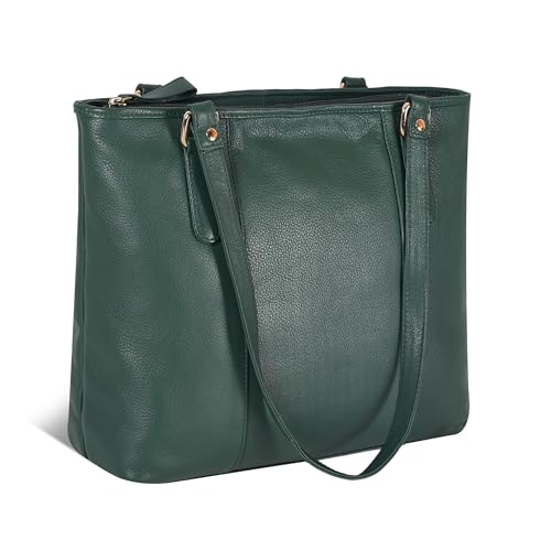 Image of Leather Purse For Women - Real Leather Tote For Women - Ladies Shoulder Handbag For Work, Travel, Casual Use