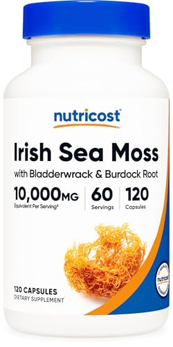 Nutricost Nutricost Irish Sea Moss Extract 120 Capsules for 60 Servings Per Bottle sold by Nutricost - Amazon Seller - US