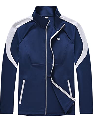 Mofiz Mens Tracksuit Jogging Sports Sweatsuit Running Activewear Casual Athletic Pants Full Zip Jacket 2 Piece Workout Outfits Navy Grey 2Xl #TOP1