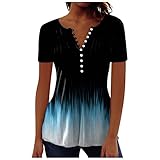 Papa Tshirt Damen Pullover V Ausschnitt Ruecken Kurzarm Shirt Damen Lang Women Blouse Elegant Bluse XXS Elegante Bluse Schwalbe Leopardenmuster Top Schwarz V Ausschnitt Damen Ärmellose T-Shirts