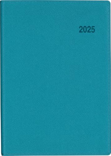 博文館 手帳 2025年 A6 マンスリー SD-15 インデックスプランナー ターコイズ No.785 (2024年 12月始まり)