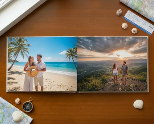 Image of Customized Photo Album (10x8 Inches | Landscape) - 24 Pages - Hard Cover Photobook - Gift for your loved ones