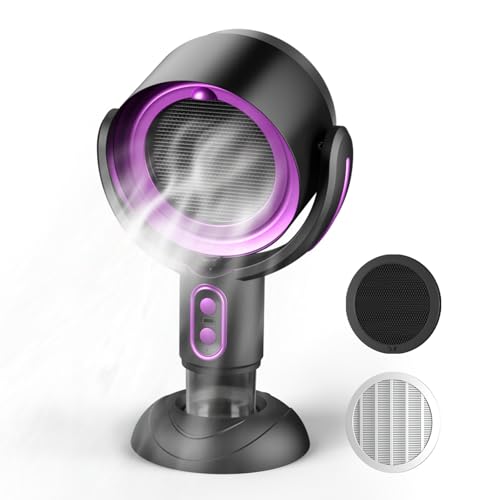 YooCreate Campana extractora portátil, campana extractora de escritorio menor con ventilador de escape de 2 velocidades para cocinar en interiores y exteriores, barbacoa, olla caliente y cocinas RV,