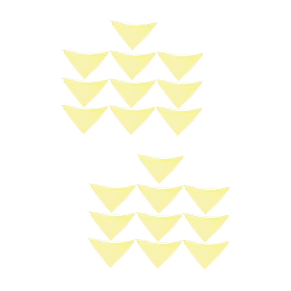 TENDYCOCO 20 Pcs Silk Scarf Square Veil Pure Color Scarves Square Silk Scarves Portable Silk Scarves Dance Silk Scarves Neck Scarves Plaid Scarves for Play Daily Outfit Accessories