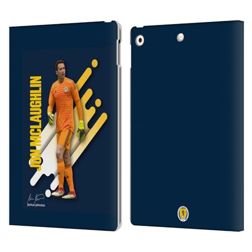 Étui Équipe Écosse Jon McLaughlin pour iPad 10.2 en cuir Head Case Designs
