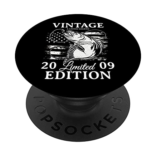 Cumpleaños Vintage 2009 Edición Limitada - 2009 PopSockets PopGrip Intercambiable