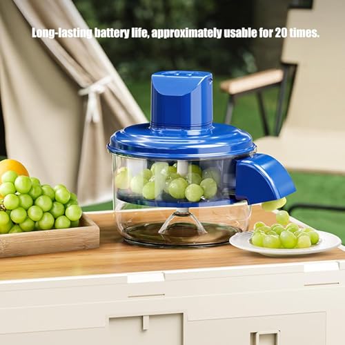 Image of Electric Grape Peeling Machine, Portable USB Charging Rechargeable Fruit Peeling Machine, Automatic Small Fruit Garlic Peeler Machine Cherry Tomato Garlics Peeler Skin Remover Tool