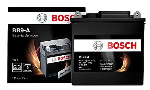 Bateria Moto SUZUKI GSR 150I 150S Bosch 9ah bb9-a (yb7-a)