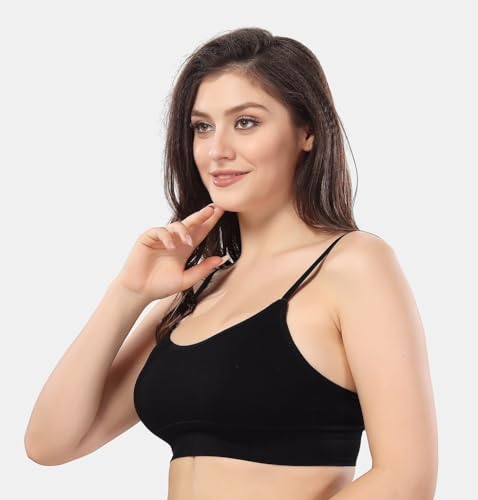 Image of Fabme Women's Seamless, Low Back, Cami-Bra