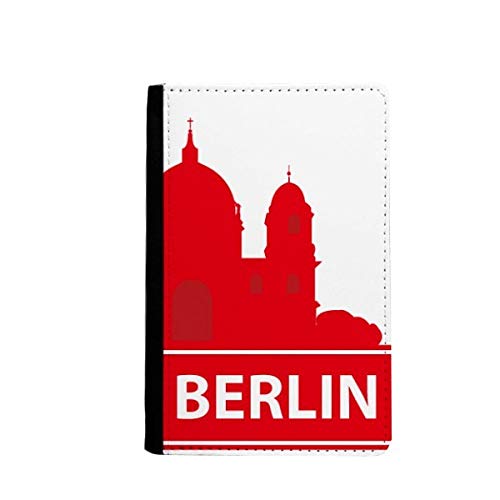 Portefeuille passeport rouge Berlin idéal pour organiser vos voyages et vols