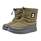 強撥水 防水 防滑 防寒 暖かい スノーブーツ レイン 雨 雪 軽い レディース 95022700 カーキ 24.5cm 3E