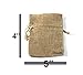 12pcs Burlap Bags 4x5 Drawstrings Jewelry Bags Gift Burlap Party Favor Jute Wedding DIY Bridal Baby Shower